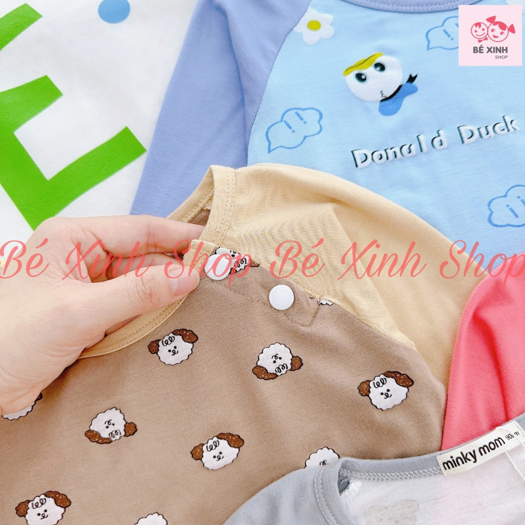 Bộ Quần Áo Dài Tay Cho Bé TraiGái 8-18kg Bé_Xinh_ShopSet Đồ Bộ Tay Dài Thun Lạnh Cho Bé Trai GáiDÀI GẤU THỎ