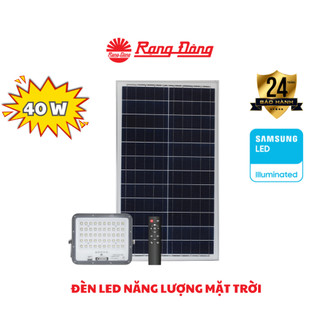 Tương đương 250w - đèn năng lượng mặt trời 40w rạng đông - cảm biến ánh sáng