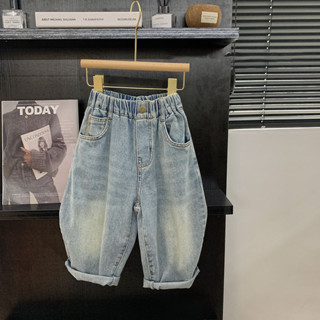 Quần Jean Bé Trai, Quần Ngố Jean Bé Trai Habi Fashion Size Đại Phong Cách Hàn Quốc Cho Bé Đi Học Đi Chơi