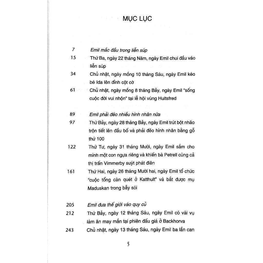 Sách - Lại thằng nhóc Emil - Nhã Nam tái bản 2023