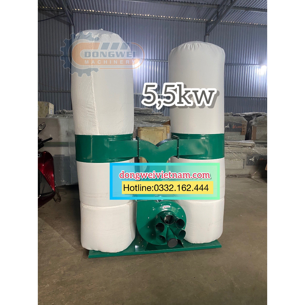 MÁY HÚT BỤI CÔNG NGHIỆP 2 TÚI VẢI 3KW, 5,5KW, DÙNG CHO XƯỞNG MỘC RẤT HIỆU QUẢ Ạ