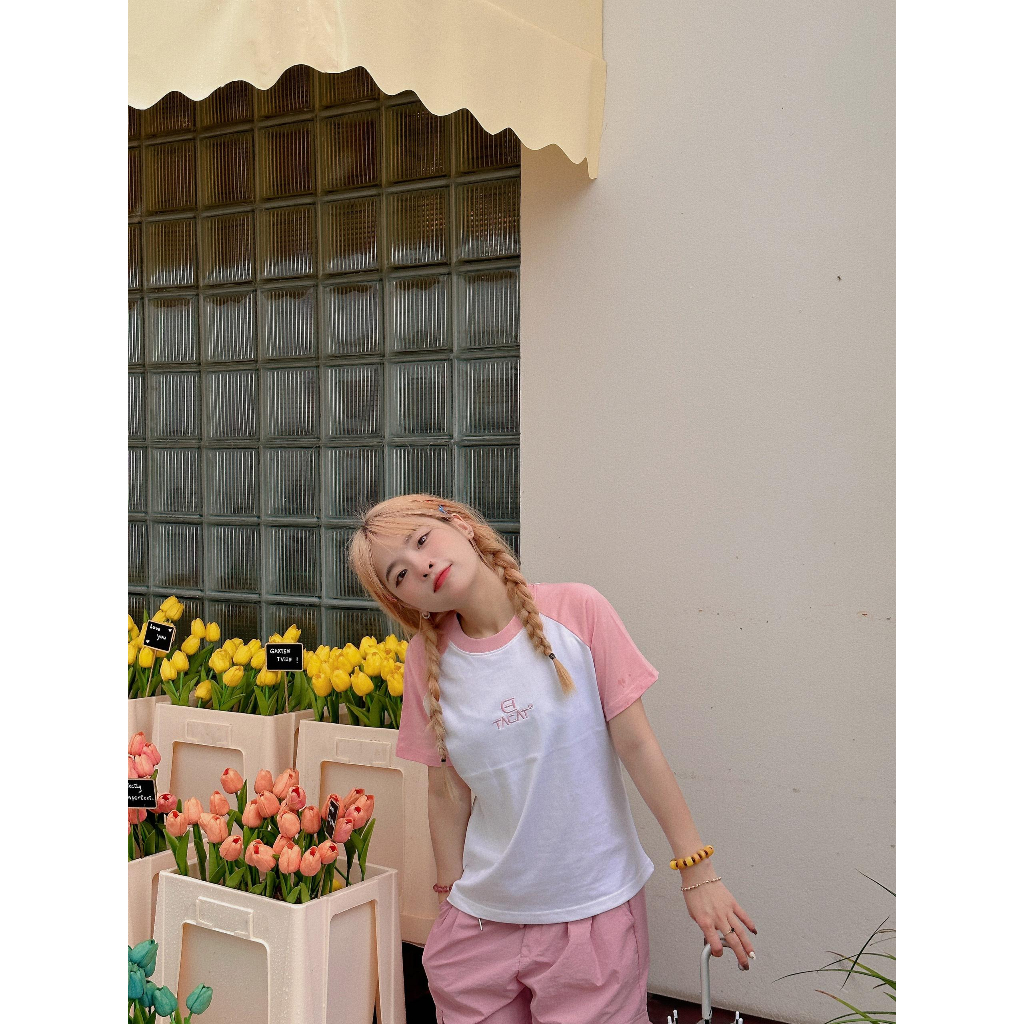 Áo Thun Baby Tee Raglan TACAT - Z1 Áo thun nữ 100% cotton co giãn 2 chiều