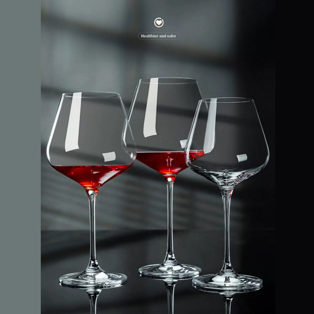 Set 2 ly rượu vang pha lê CCKO CK9172 cao cấp