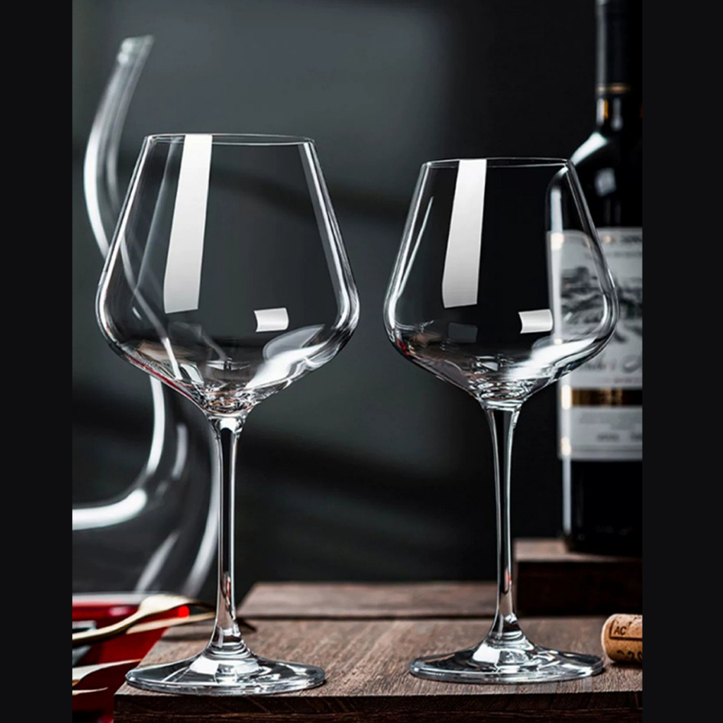 Set 2 ly rượu vang pha lê CCKO CK9172 cao cấp
