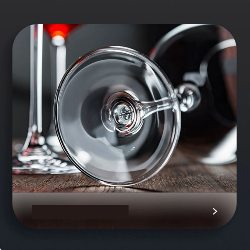 Set 2 ly rượu vang pha lê CCKO CK9172 cao cấp