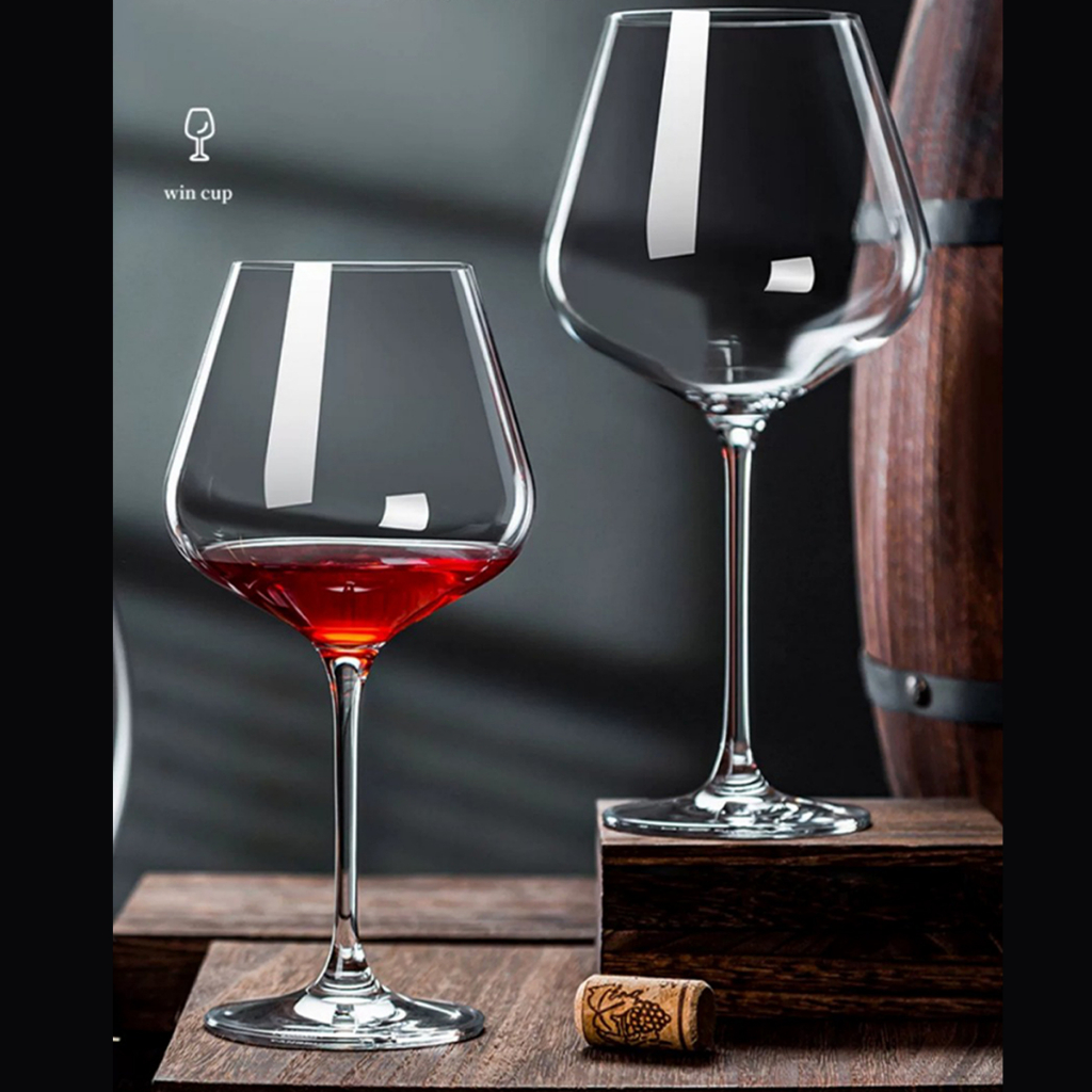 Set 2 ly rượu vang pha lê CCKO CK9172 cao cấp