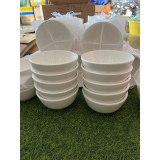 COMBO 10 chén sứ trắng trơn bát ăn cơm