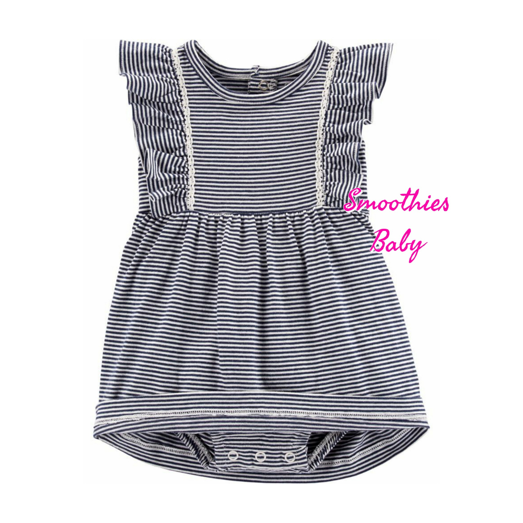 BODYSUIT BỘ LIỀN THÂN KIỂU ĐẦM CHO BÉ GÁI 3 - 11KG