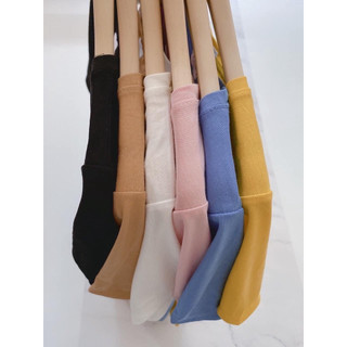 Combo 3 Áo thun giấy cổ tim trơn