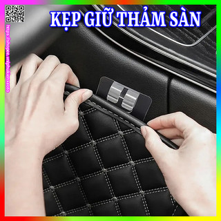 Miếng kẹp thảm lót sàn ô tô, kẹp cố định chống trượt giữ thảm sàn ô tô