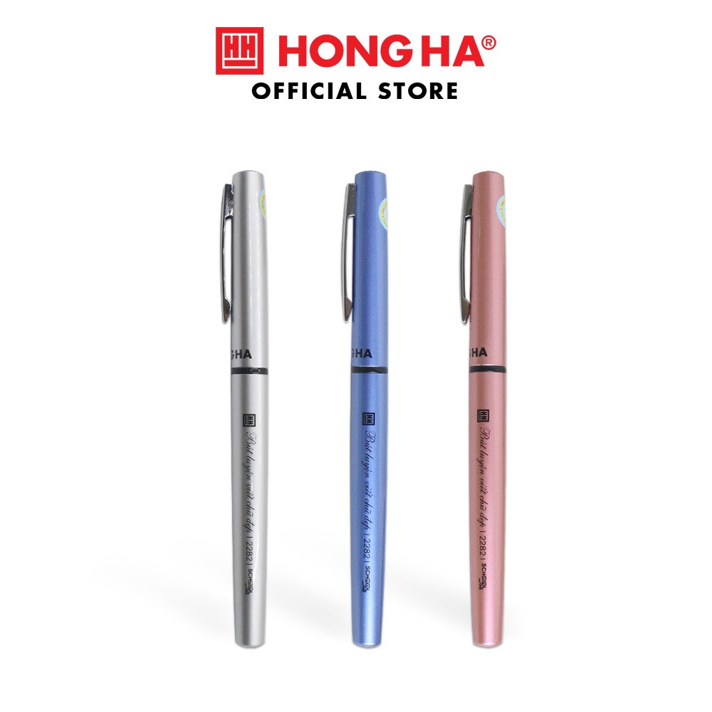 Bút máy nét hoa Hồng Hà tạo nét thanh đậm dùng cho học sinh ( mã: 2282)