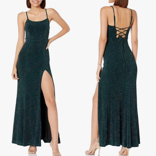 Đầm dự tiệc Đan dây lưng xuất dư xịn