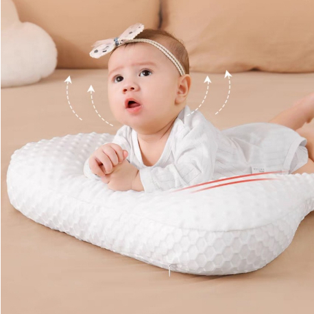 Gối chống trào ngược cho bé cao cấp LOVE BABY vải polyester lõi cao su non