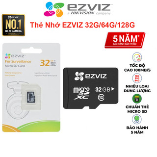 Thẻ Nhớ EZVIZ 32G/64G/128G Class 10 Chuyên Dùng Cho Camera, Máy Ảnh, Smartphone, Các Thiết Bị Điện Tử Chính Hãng