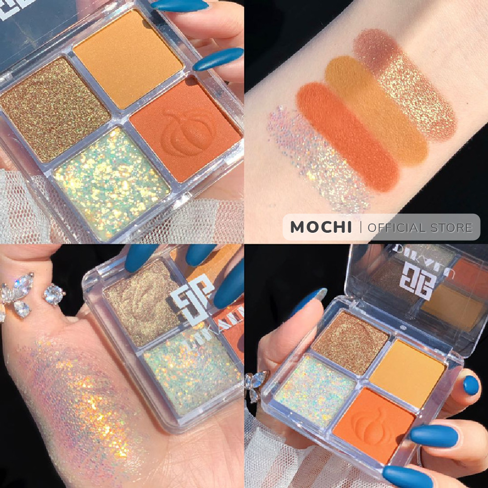 Bảng Phấn Mắt Nhũ Lì 9 Ô Màu Kim Tuyến Lấp Lánh Coco Venus DIKALU Hot Trend Make Up Trang Điểm Mắt MOCHI SHOP
