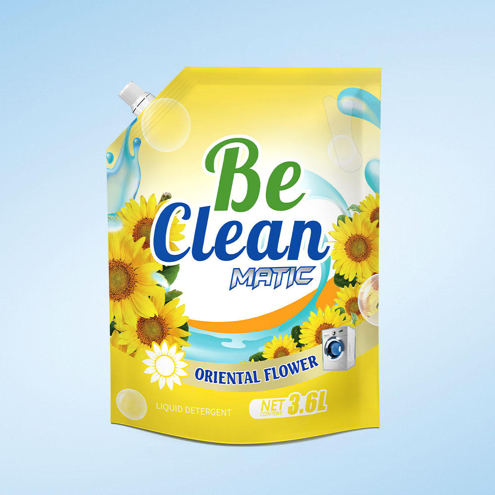 Nước Giặt Be Clean 3600ML Trọn Bộ Hương Phấn Hồng, Hương Phương Đông, Hương Cỏ Xanh