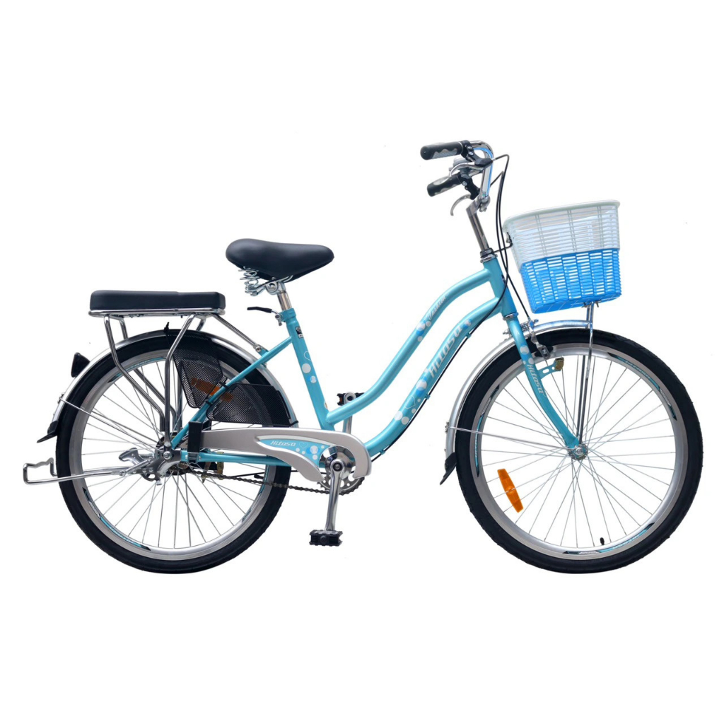 Ghi đông inox 304 xe đạp nữ bánh 20-24inch