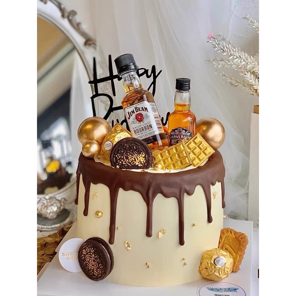 - Rượu Chiva - Trang trí bánh sinh nhật bánh kem