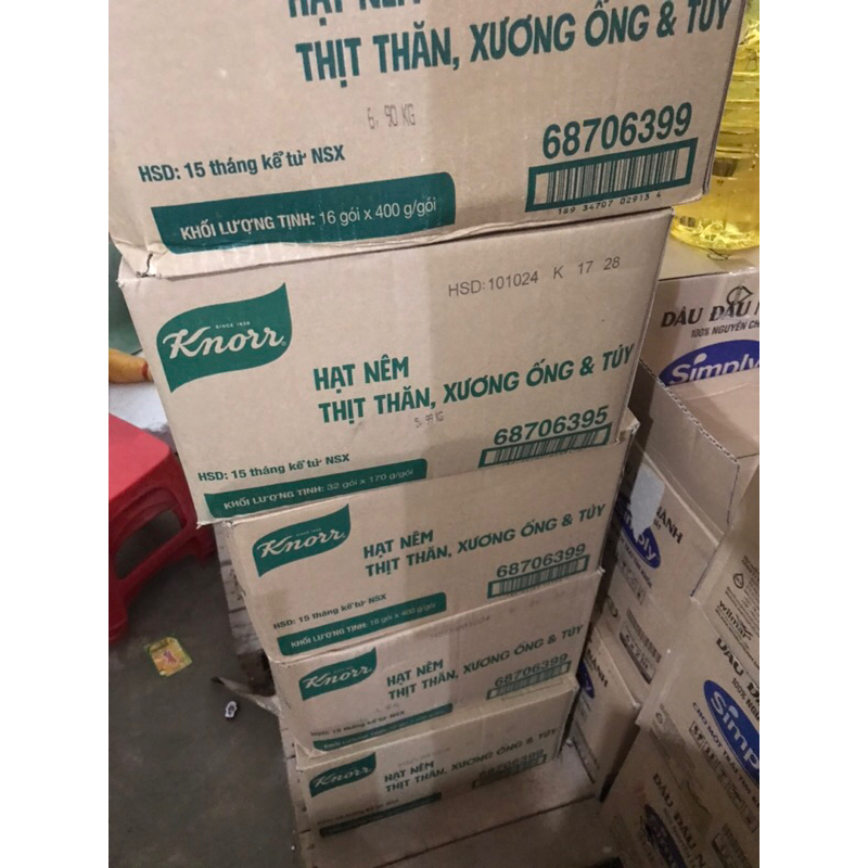 Hạt nêm Knorr thịt thăn, xương ống và tuỷ