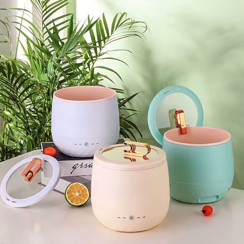 Nồi cơm điện mini dung tích 1,8L phù hợp 1-2 người, nồi nấu đa năng chống dính hầm hấp luộc dễ dàng vệ sinh