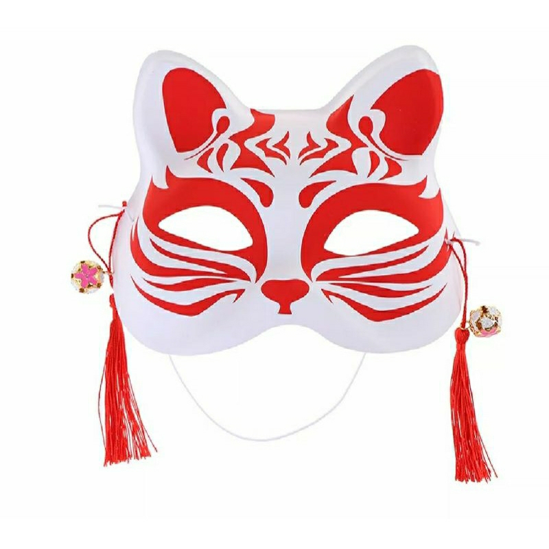 Mặt nạ cosplay hồ ly có đèn vui chơi trung thu