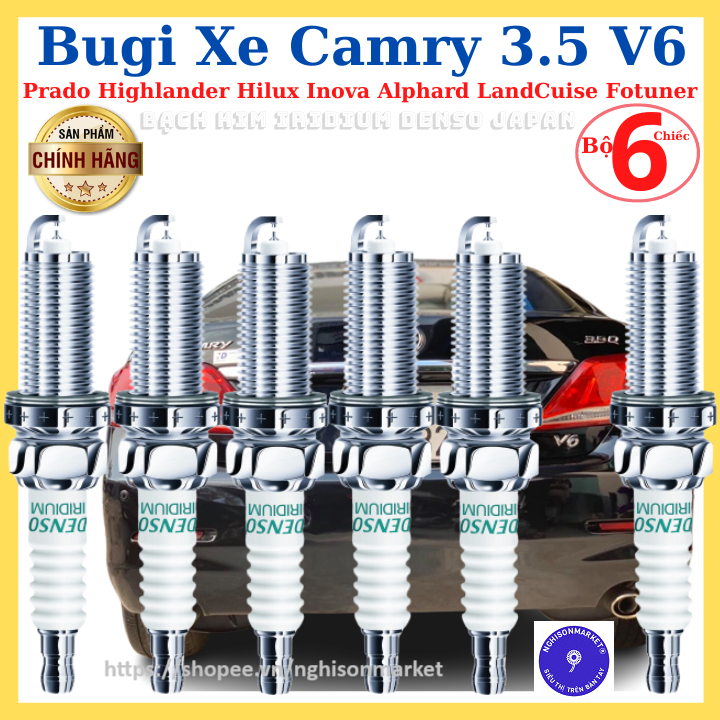 Bugi xe Camry bạch kim Denso Japan