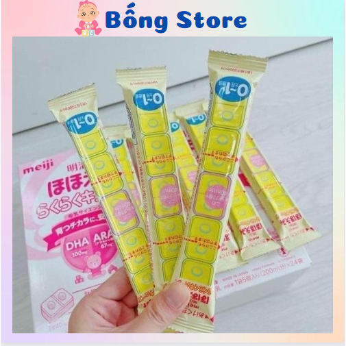 Sữa Meiji Dạng Thanh Nhật cho bé từ 0-1 tuổi, 1-3 tuổi sữa Meji thanh số 0-1 TÁCH LẺ