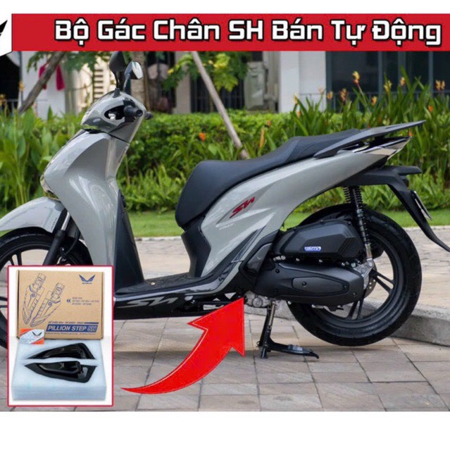 Bộ gác chân SH bán tự động gắn cho SH 125/150/160 (2020-2023)