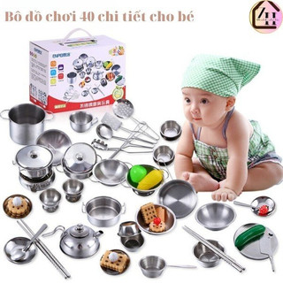 Bộ đồ chơi nấu ăn inox phân loại dành cho bé yêu