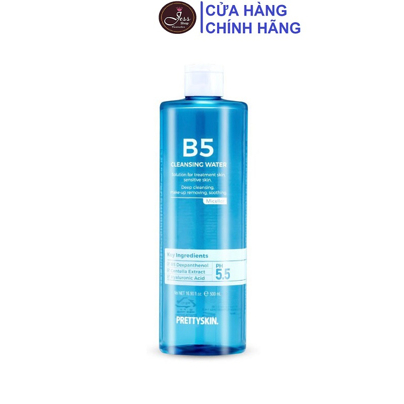 Nước Tẩy Trang Prettyskin B5 Cleansing Water 500ml