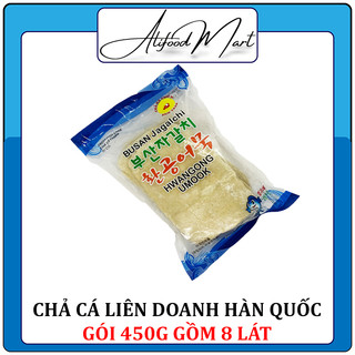 Chả cá lát liên doanh Hàn quốc gói 450g gồm 8 lát