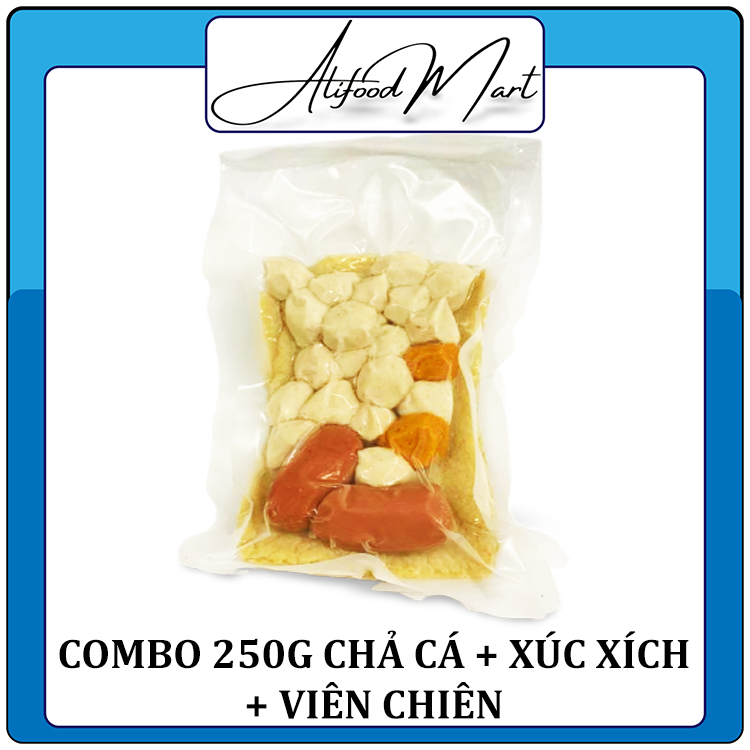 250G COMBO LẨU TOKBOKKI CHẢ CÁ + CÁ VIÊN +XÚC XÍCH