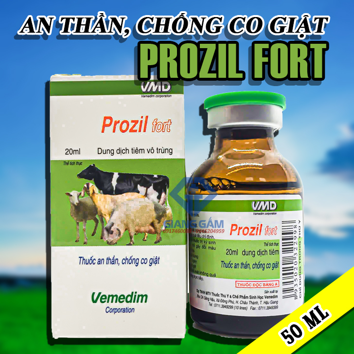AN THẦN - CHỐNG CO GIẬT - PROZIL FORT 50ML