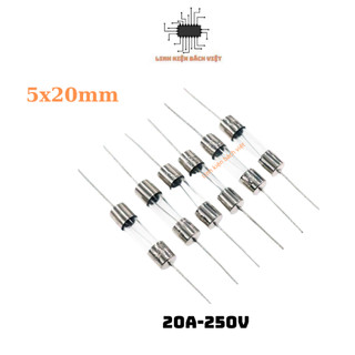 Cầu chì bếp từ 20a cầu chì chân cắm 20a 250v 5x20mm