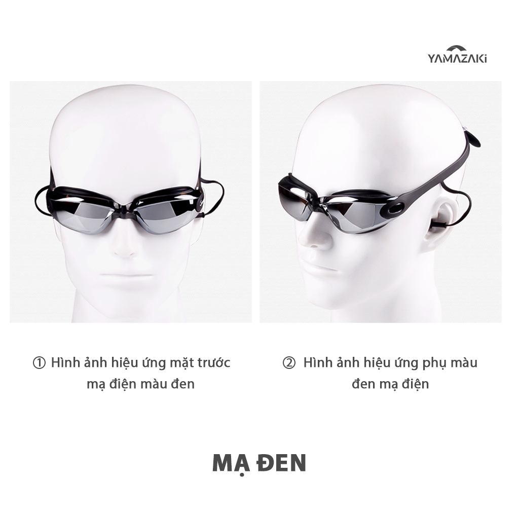 Kính bơi người lớn YAMAZAKI Kính bơi chống sương mù HD kính bơi cận thị kính bơi chống tia UV