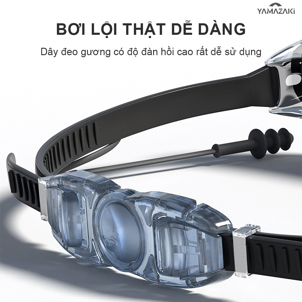 Kính bơi người lớn YAMAZAKI Kính bơi chống sương mù HD kính bơi cận thị kính bơi chống tia UV