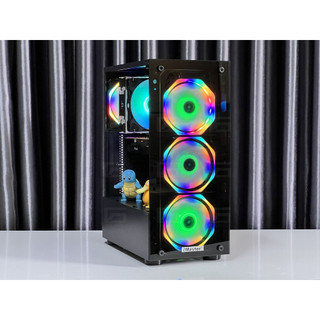Vỏ case pc gaming Emaster ECG750 2 kính cường lực - chưa bao gồm fan
