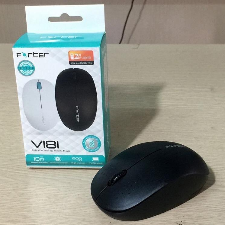 Chuột không dây Forter V181 tặng kèm pin tcbest hàng đẹp bảo hành 12 tháng