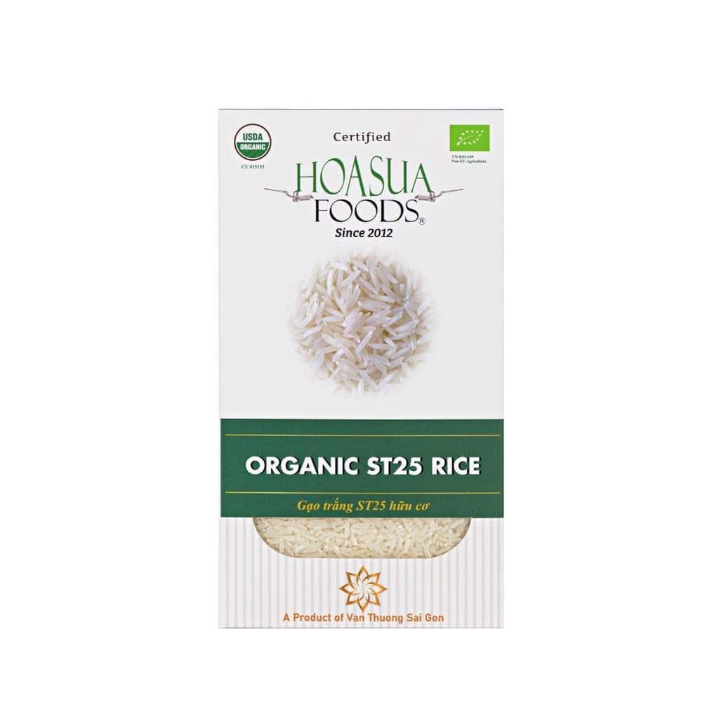 Gạo Hoa Sữa Hữu Cơ ST25, Gao Hữu Cơ ST25, Gạo Trắng Hoa Sữa