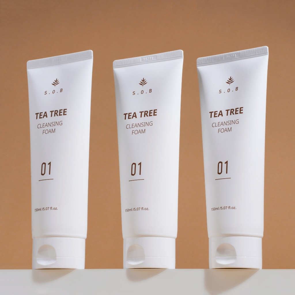 Sữa rửa mặt S.O.B TEA TREE CLEANSING FOAM