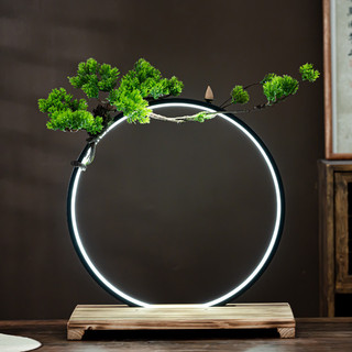 Kệ đèn led gỗ trang trí decor siêu đẹp
