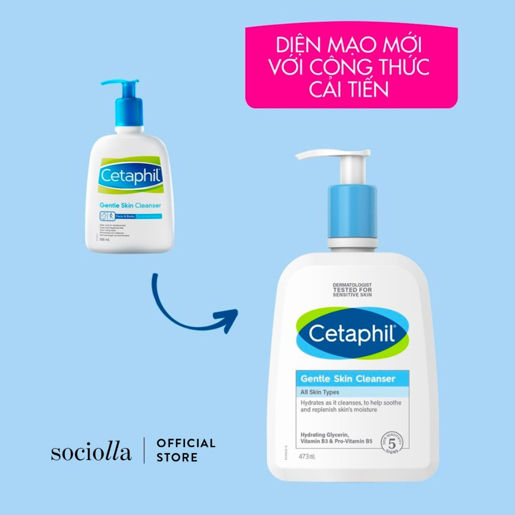 Sữa Rửa Mặt Dịu Nhẹ Cetaphil Gentle Skin Cleaner