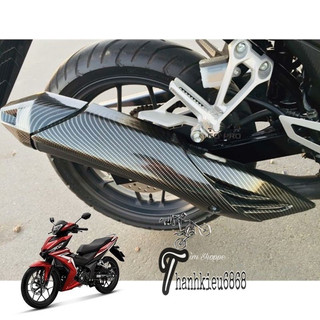 Ốp pô_ che pô winner v1 màu đen và carbon