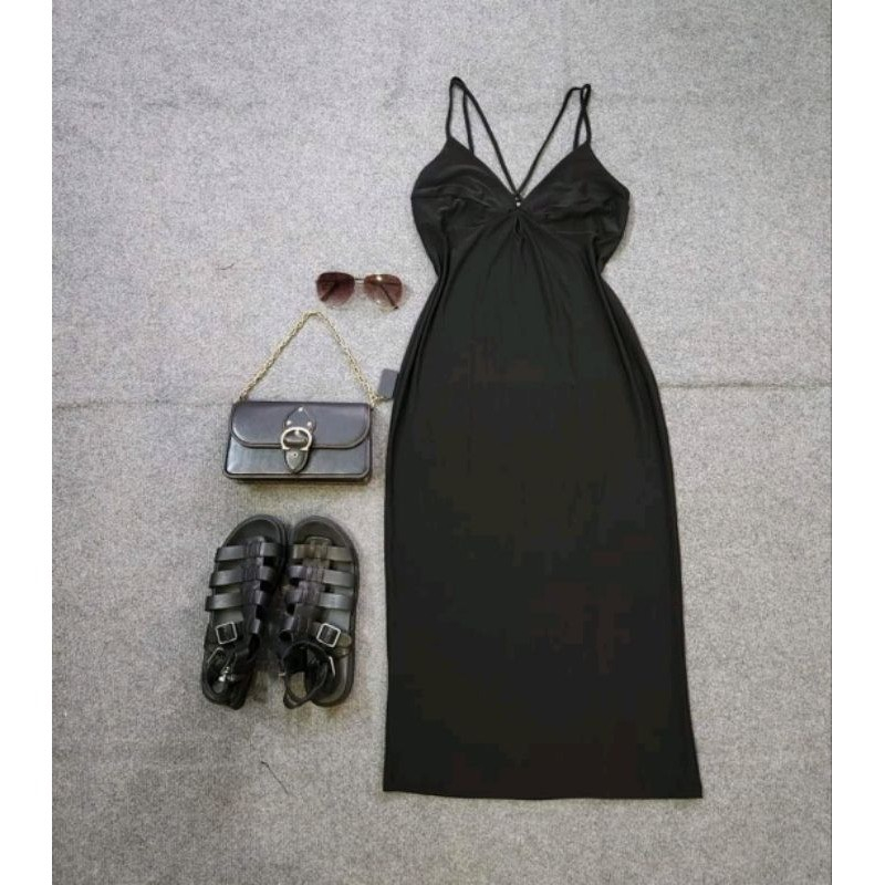 Đầm Thun Mango dư xịn tôn dáng chất thun lạnh co giãn thoải mái MNG