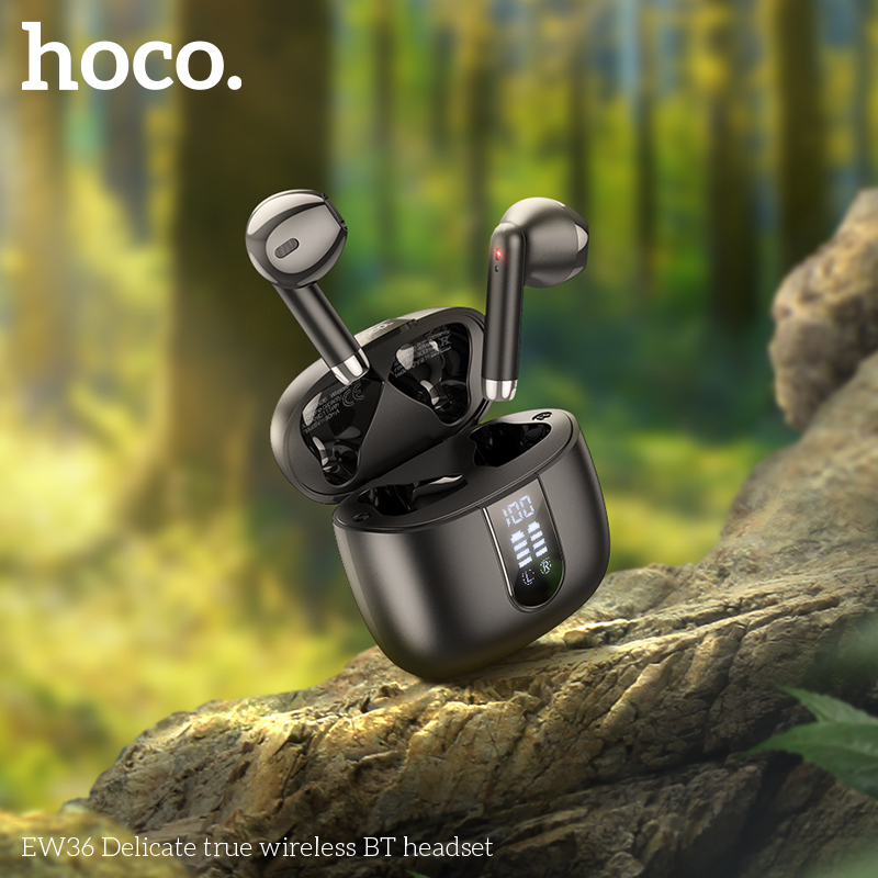 Tai nghe Bluetooth TWS Hoco EW36 V5.3, Pin 4h, Báo pin từng tai - NHẤT TÍN Computer