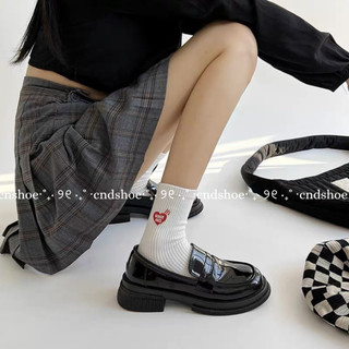 (FREESHIP - SHIP HỎA TỐC) GIÀY LƯỜI NỮ DA BÓNG ĐẾ THẤP - GIÀY LOLITA NỮ ĐẾ BẰNG LOAFER NHẬT BẢN