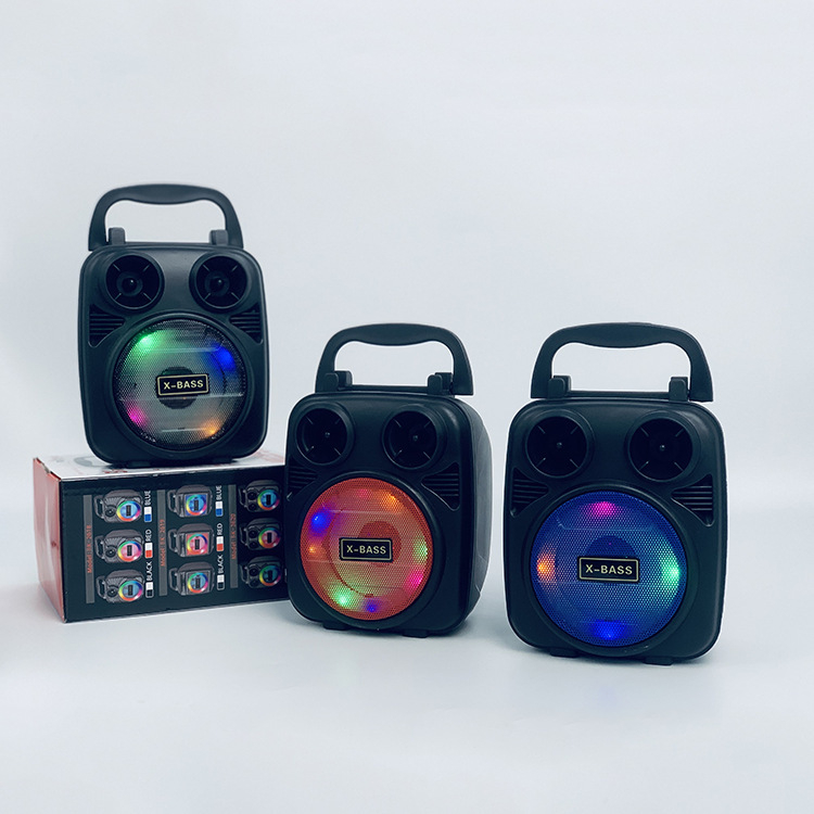 Loa bluetooth mini xách tay Kimiso km 1182 có đèn led, âm thanh sống động , bảo hành 12 tháng