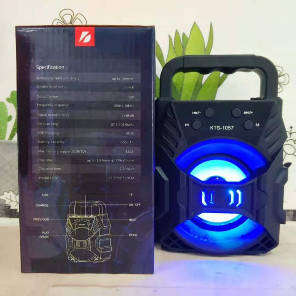 Loa Karaoke Mini KTS-1057/CL90 Kết Nối Bluetooth 5.0-Chất Lượng Âm Thanh Siêu Chuẩn-Chất Lượng Cao , Bảo Hành 12 Tháng