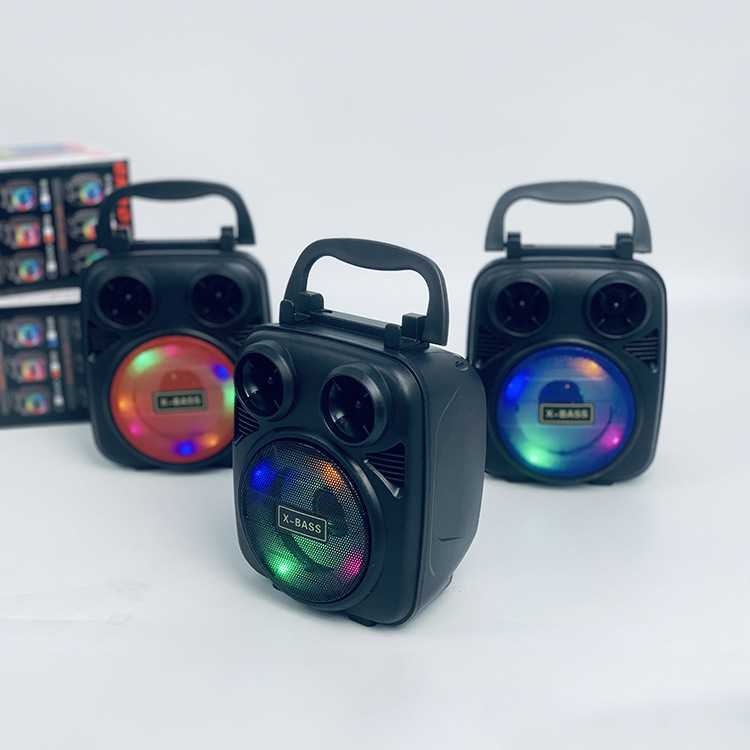 Loa bluetooth mini xách tay Kimiso km 1182 có đèn led, âm thanh sống động , bảo hành 12 tháng