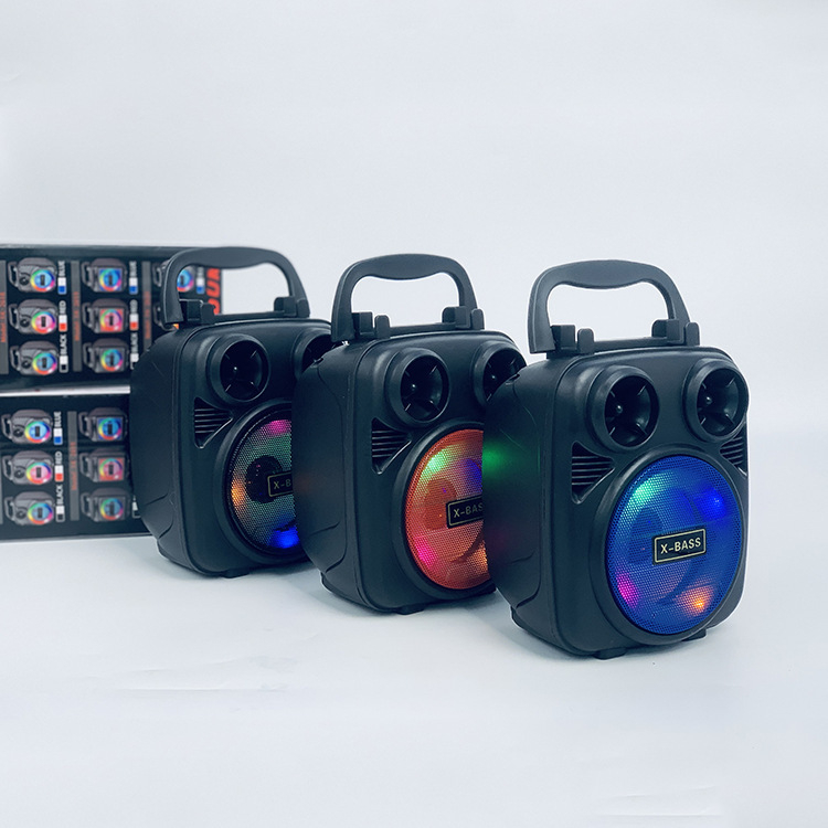 Loa bluetooth mini xách tay Kimiso km 1182 có đèn led, âm thanh sống động , bảo hành 12 tháng